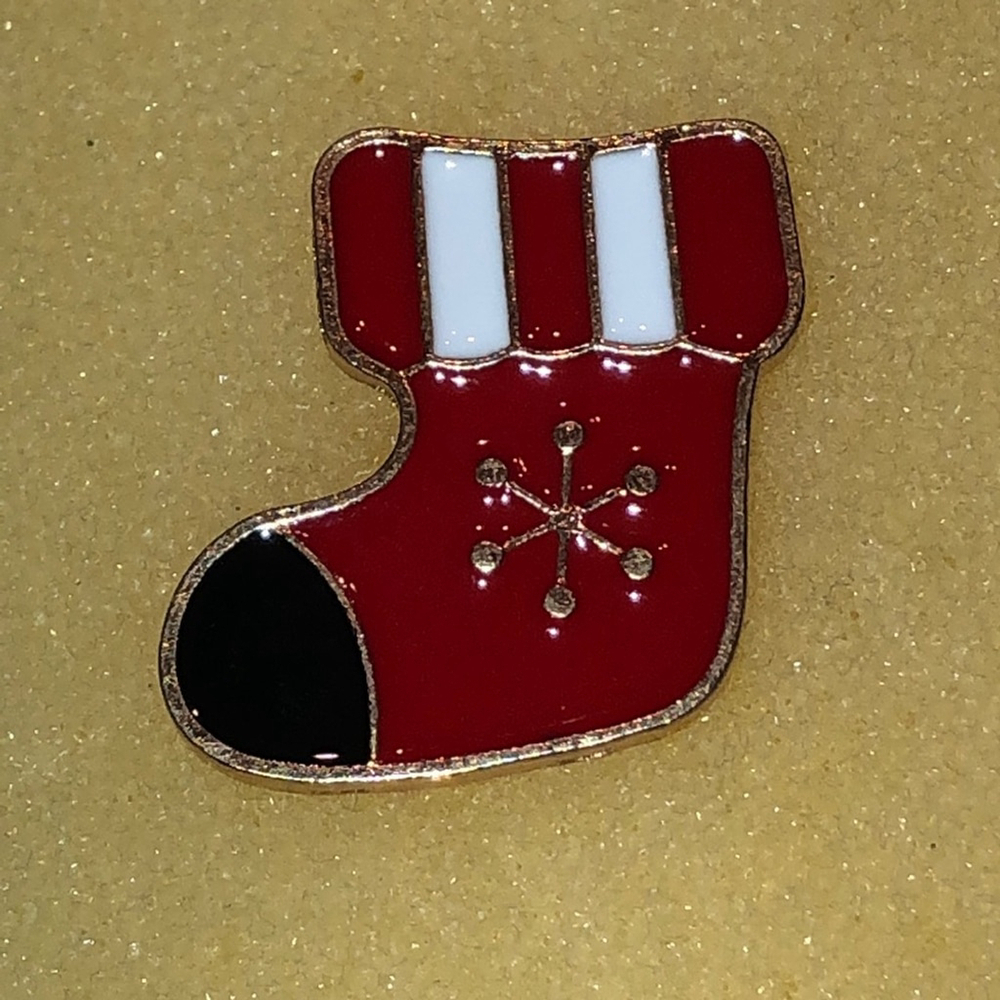 Stocking Christmas Holiday Y2K Retro Boho Scatter Pin - Picture 4 of 4